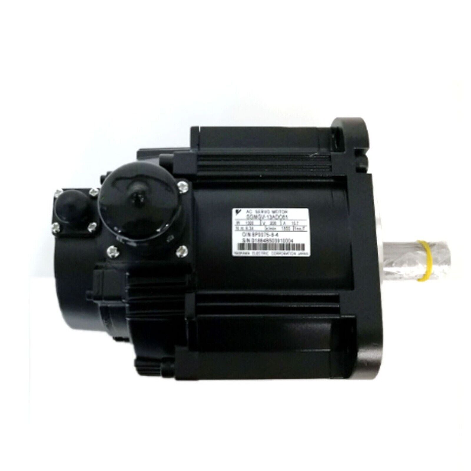 YASKAWA SGMGV-13ADC61 AC Servo Motor. Industrial automation component in black finish.