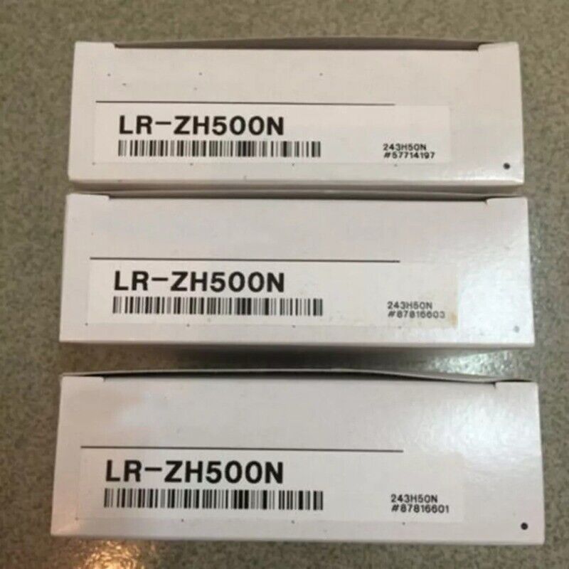 Keyence LR-ZH500N Laser Sensor boxes, industrial automation parts.