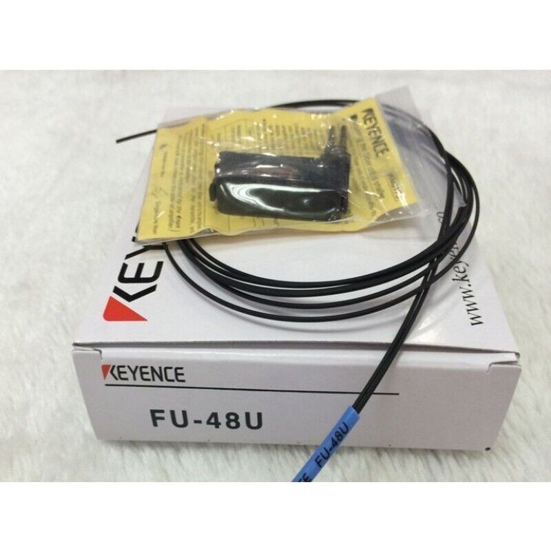 Keyence FU-48U Fiber Optic Sensor in box, industrial automation component.