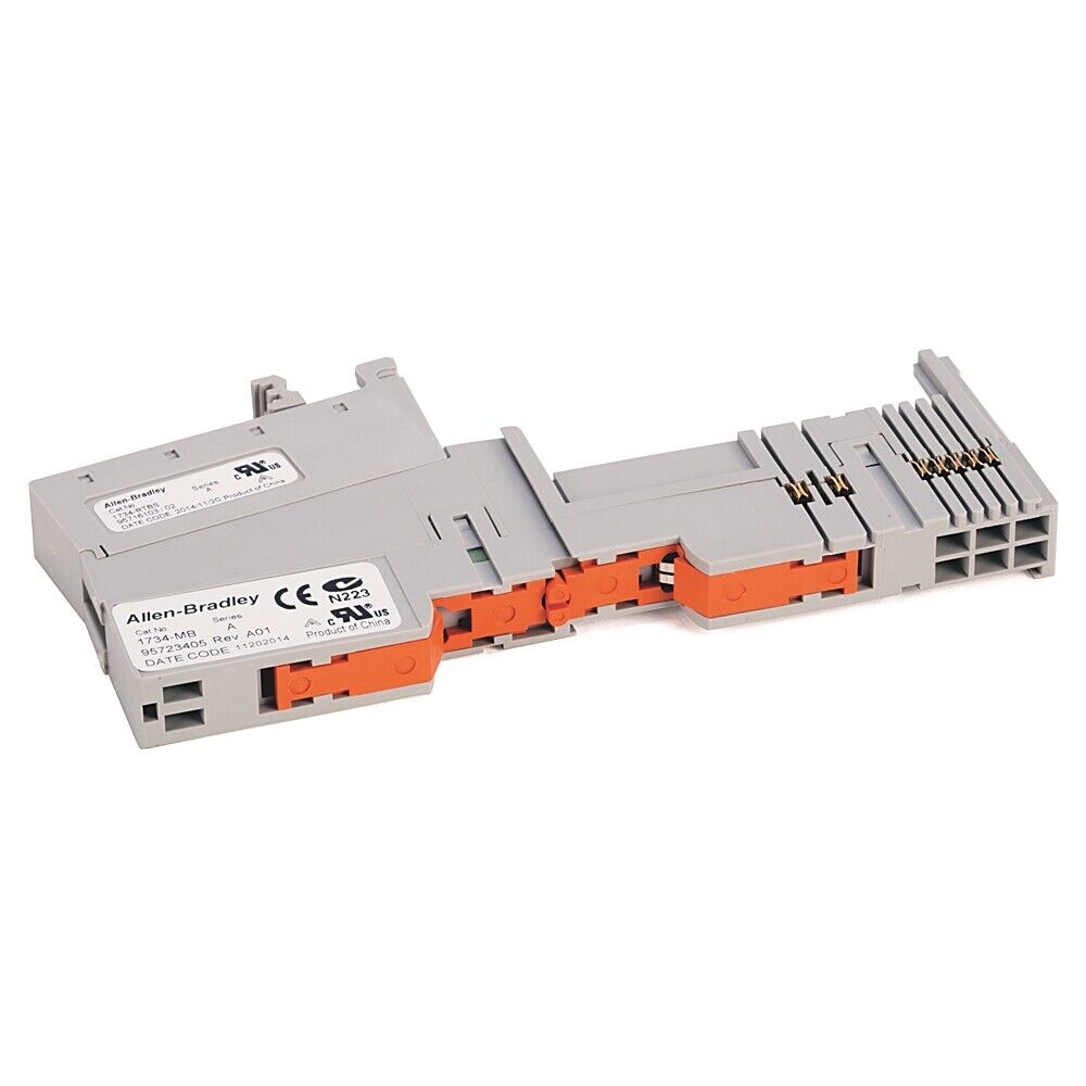 Allen-Bradley 1734-TBS POINT I/O Module Terminal Base, Gray and Orange