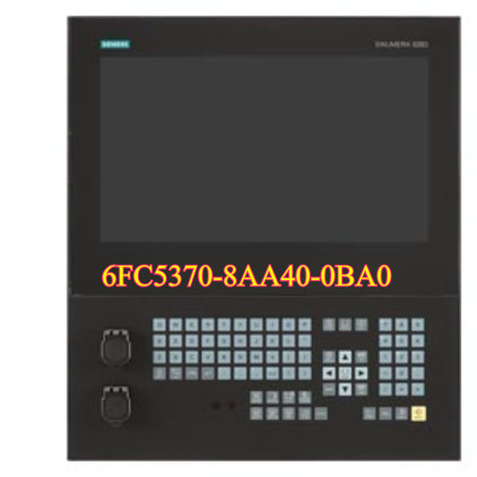 Siemens CNC control panel 6FC5370-8AA40-0BA0, black, with display and keypad, PLC automation parts
