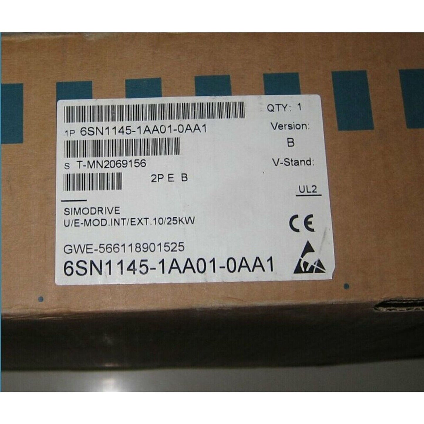 Drives/Drive Modules | Siemens | 6SN1145-1AA01-0AA1 6SN1 145-1AA01-0AA1 SIMODRIVE 611 POWER MODULE