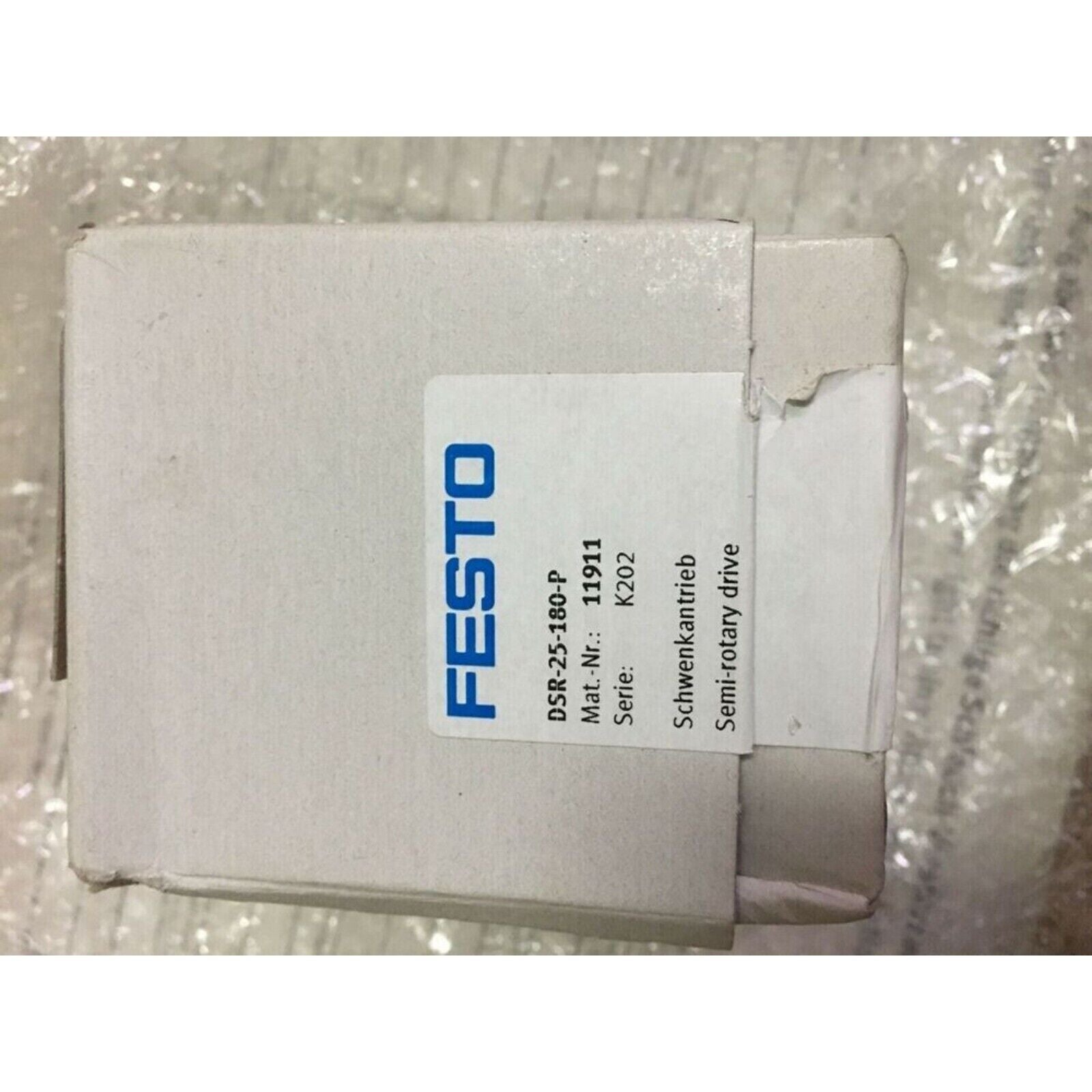 FESTO DSR-25-180-P Pneumatic Actuator Box, Semi-Rotary Drive