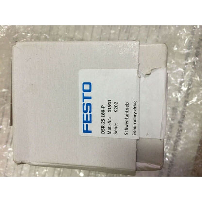 FESTO DSR-25-180-P Pneumatic Actuator Box, Semi-Rotary Drive