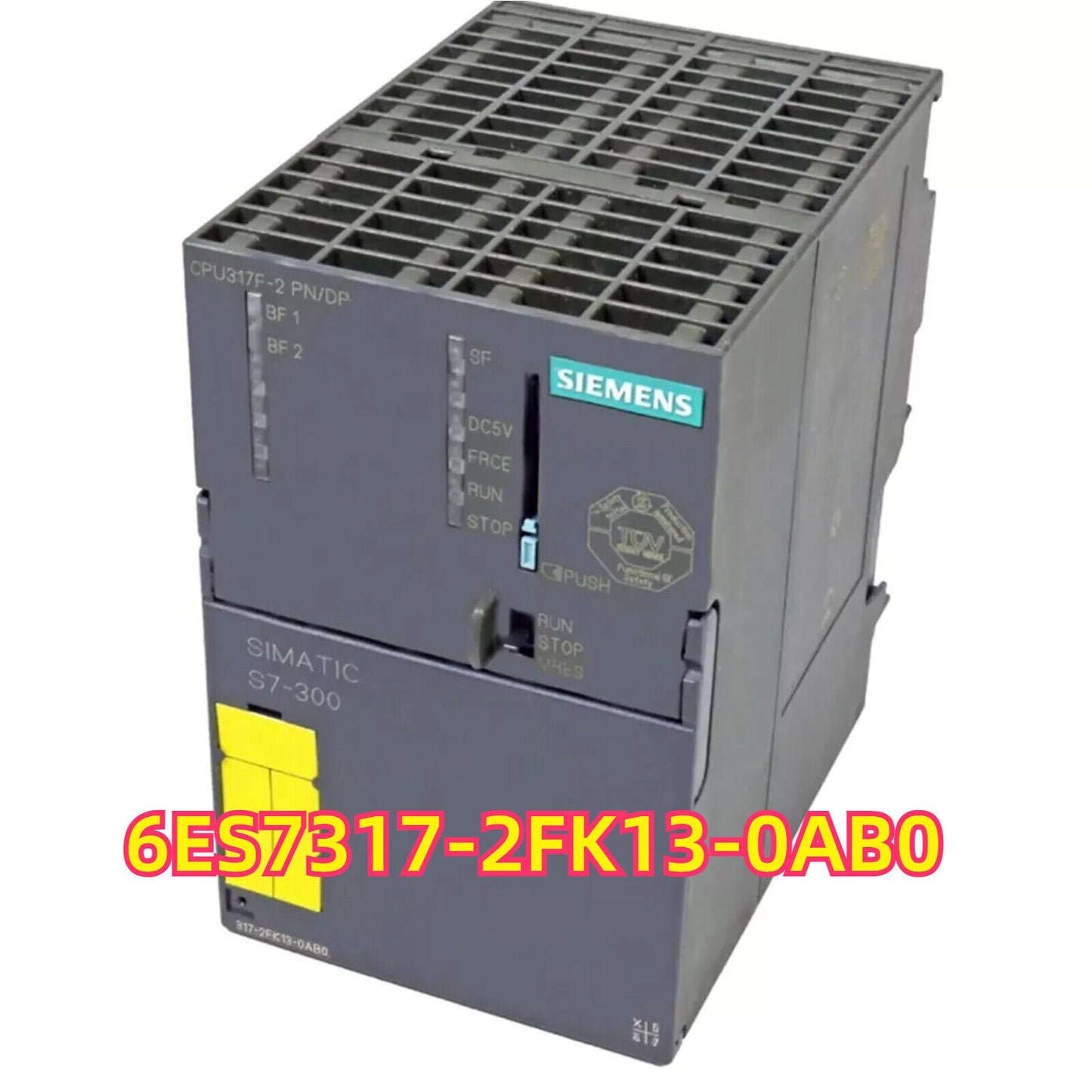 Siemens SIMATIC S7-300 PLC, model 6ES7317-2FK13-0AB0, gray industrial automation equipment.