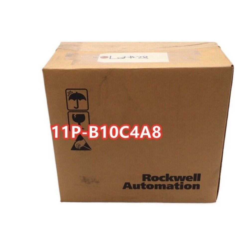 Allen-Bradley 2711P-B10C4A8 PLC panel in shipping box, Rockwell Automation