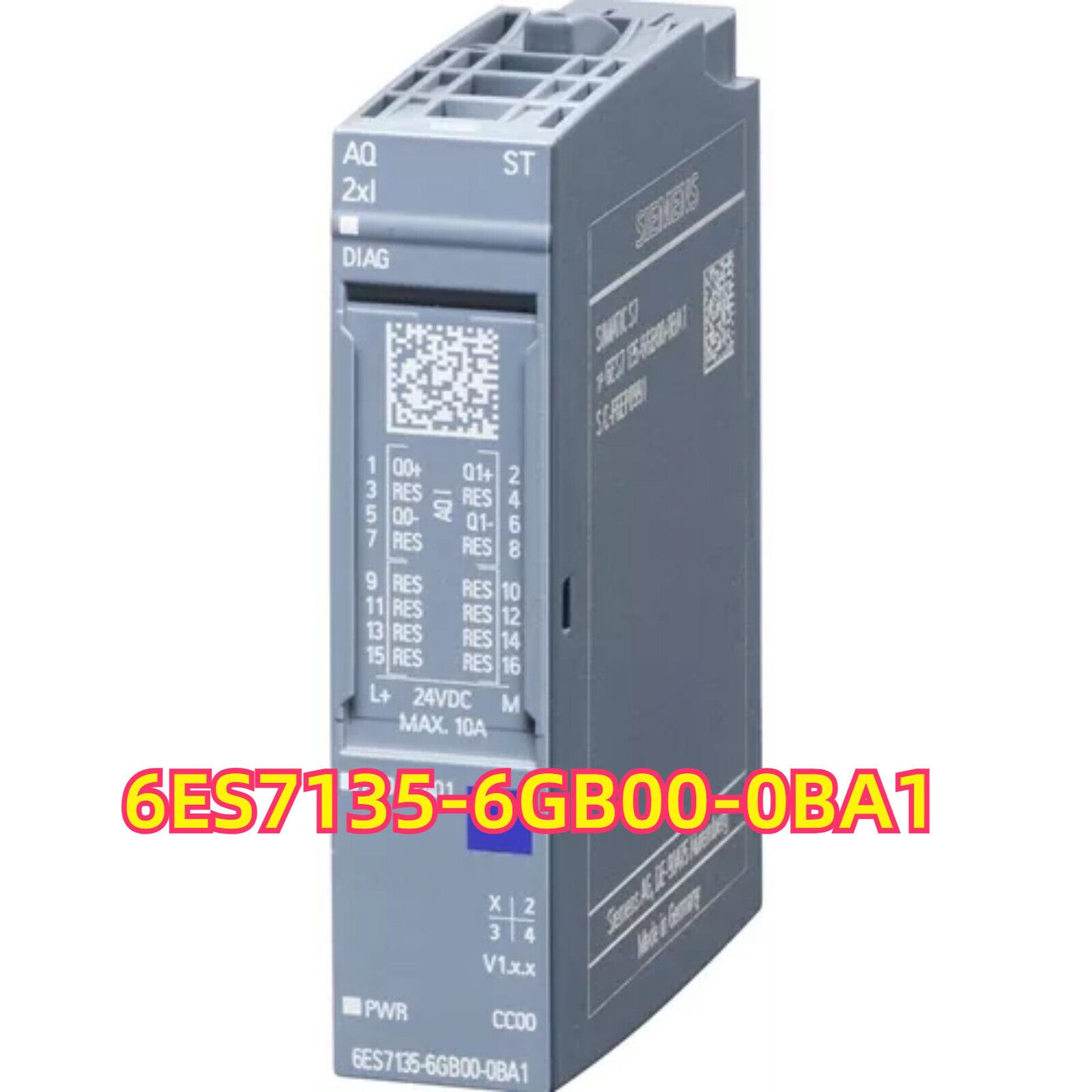 Siemens SIMATIC S7-1200 6ES7135-6GB00-0BA1 Digital Output Module, 8 channels, 24V DC, industrial automation