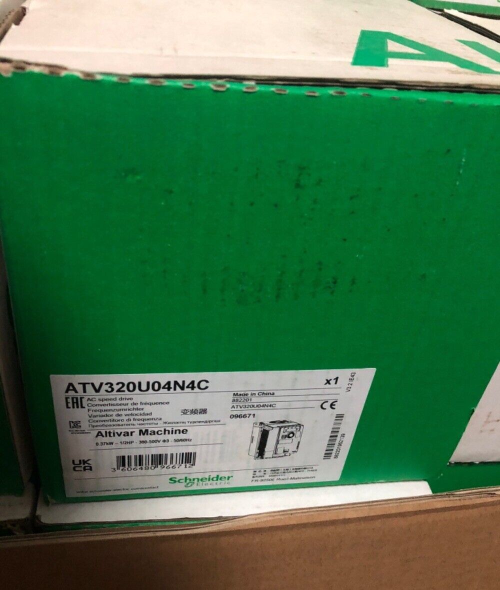 Schneider ATV320U04N4C Frequency Converter box, Altivar Machine industrial drive