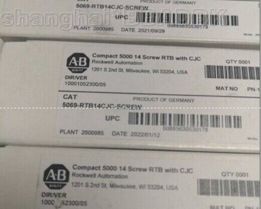 AB 5069-RTB14CJC-SCREW Allen-Bradley 5069RTB14CJCSCREW In Stock NEW IN BOX