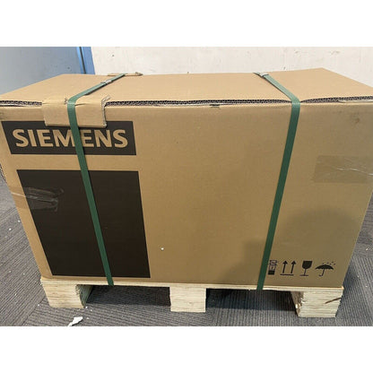 Siemens SINAMICS G120 power module shipping box on wooden pallet