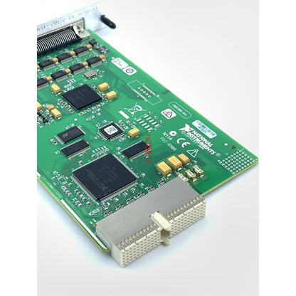 National Instruments PXI-6509 PXI Digital I/O Module. Industrial automation part with green circuit board and connector.