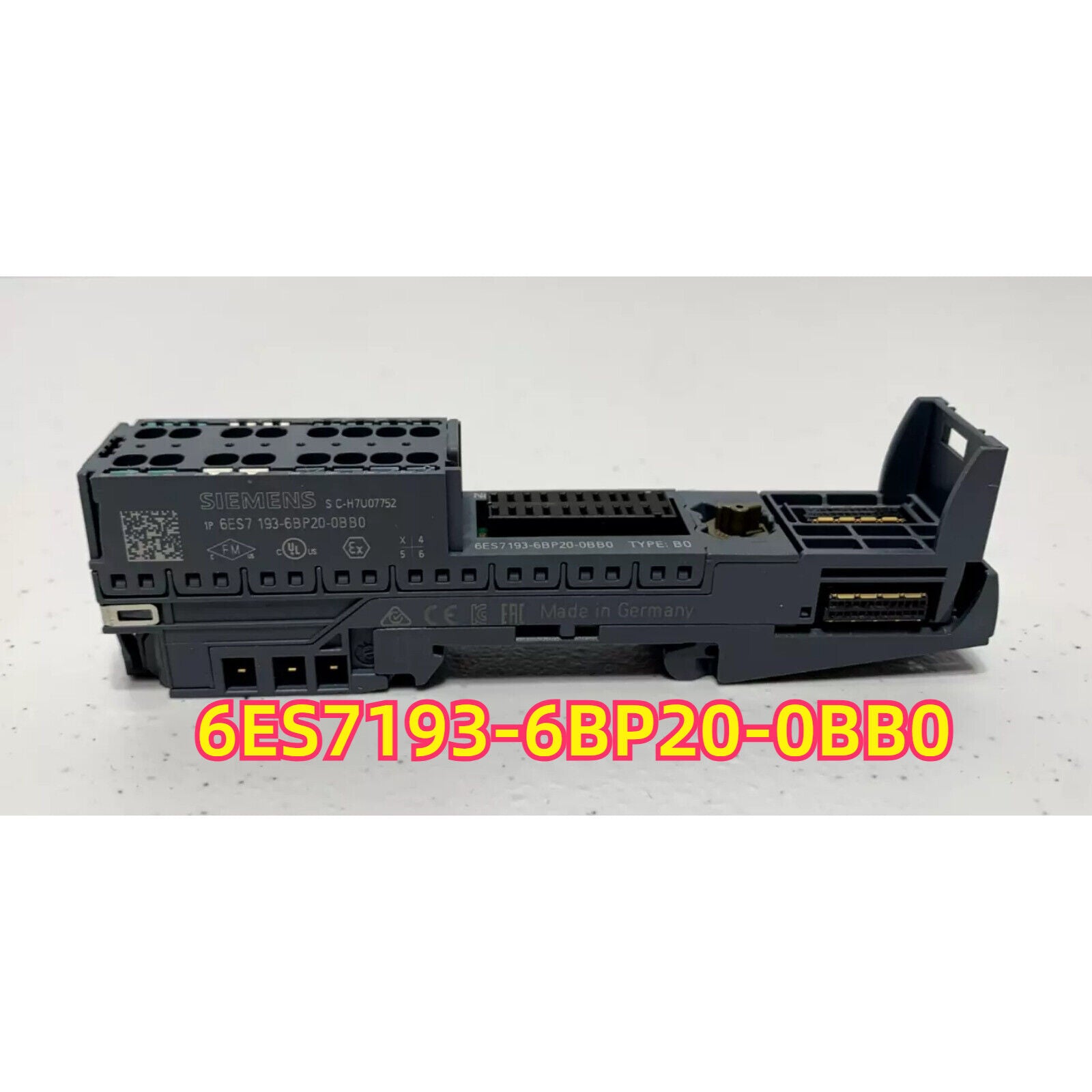 Siemens SIMATIC ET 200SP BaseUnit 6ES7193-6BP20-0BB0 PLC Module