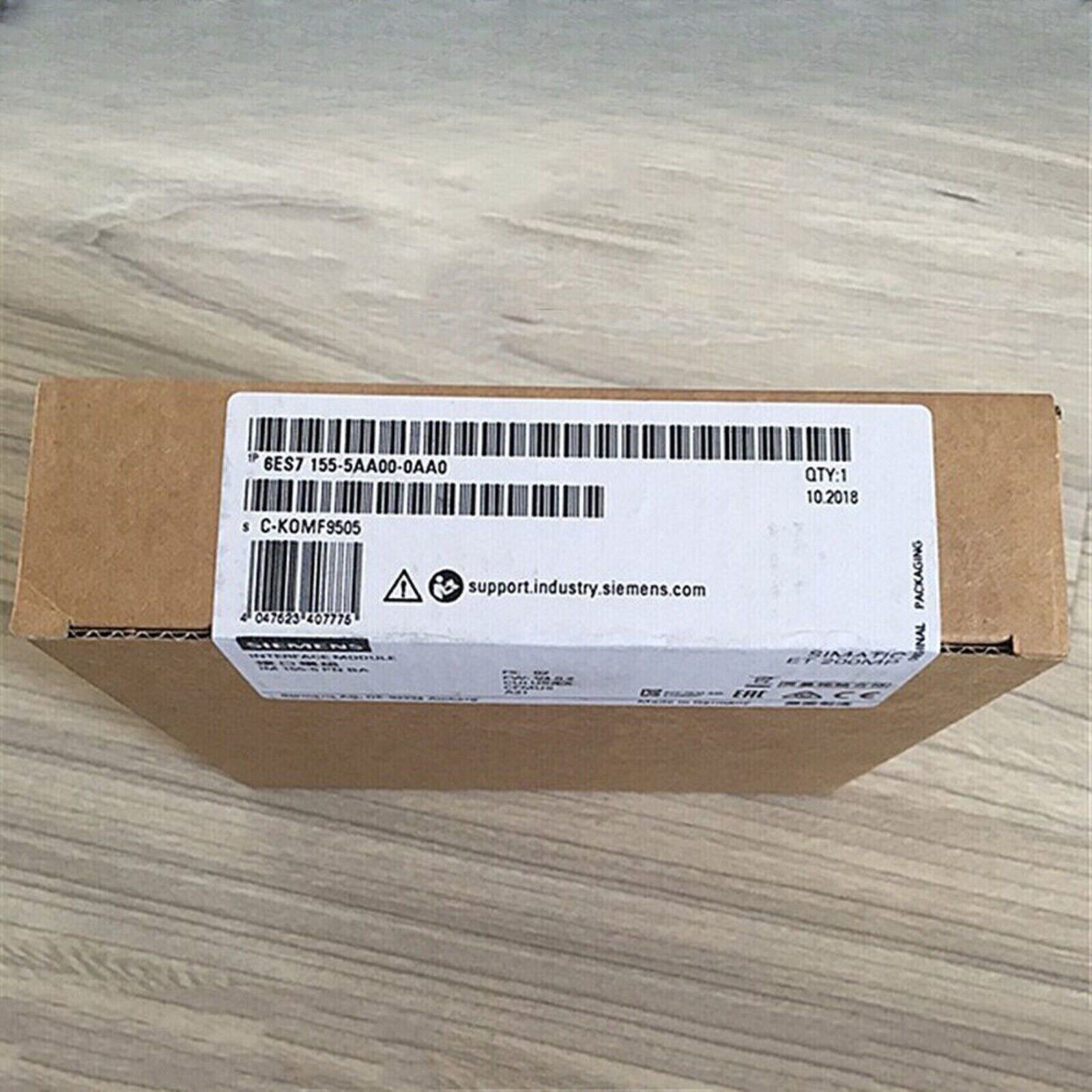 Siemens 6ES7 155-5AA00-0AA0 PROFINET I/O device in packaging, Industrial automation part, QTY:1