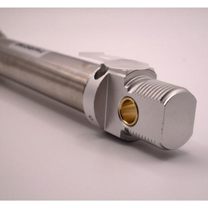 Festo DSNU-20-80-PPV-A pneumatic cylinder part, metal components, for standard cylinders.