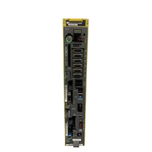 FANUC A02B-0266-B501 Series 18i-MA Control Unit. Industrial automation control unit with multiple ports and connectors.