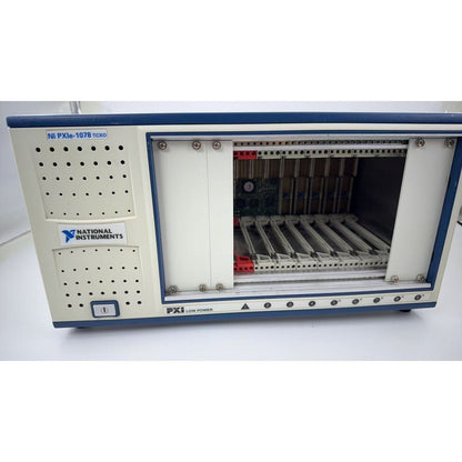 National Instruments PXIe-1078 tcxo PXI Chassis, low power industrial equipment