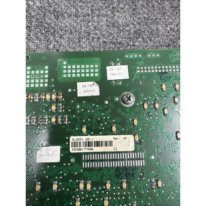 B&R 5LS251.60-1 motor component circuit board, featuring green circuit boards, date stamps and part numbers.