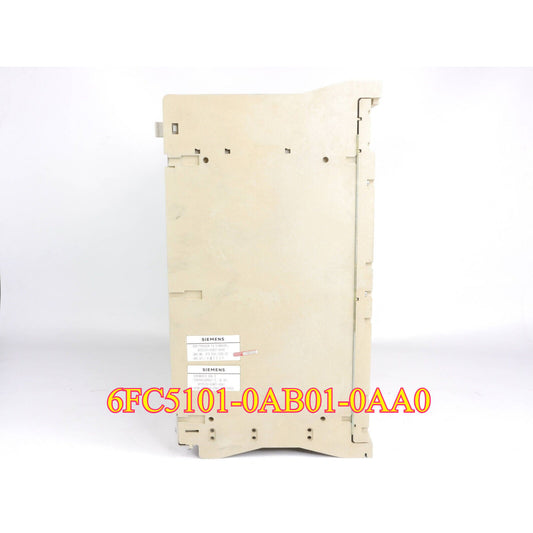 Siemens SINUMERIK 840C/840CE rack empty central unit, beige industrial automation part. 6FC5101-0AB01-0AA0 model.