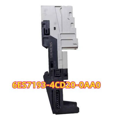 Siemens SIMATIC ET 200SP BaseUnit 6ES7193-4CD20-0AA0, black and white industrial component
