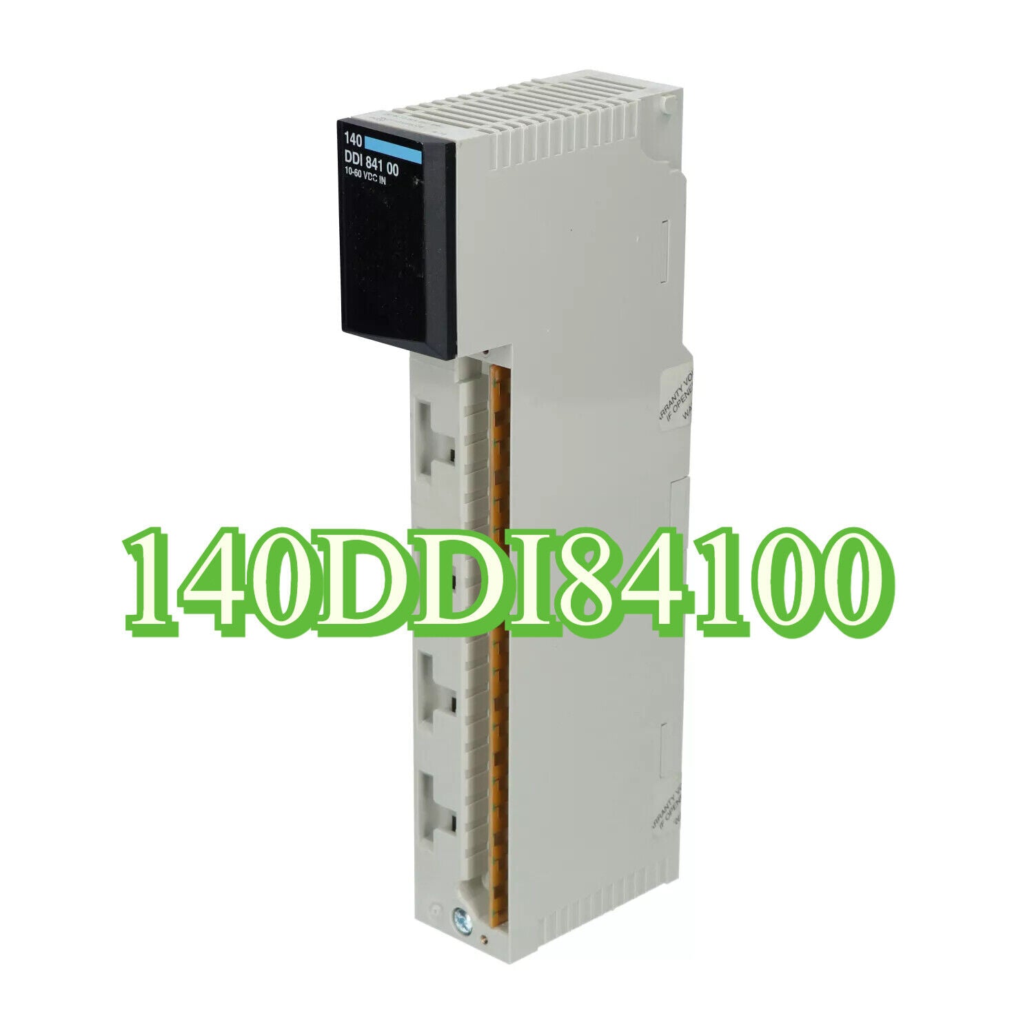 Schneider Electric 140DDI84100 TSX Quantum DC Input Module, white and black color.