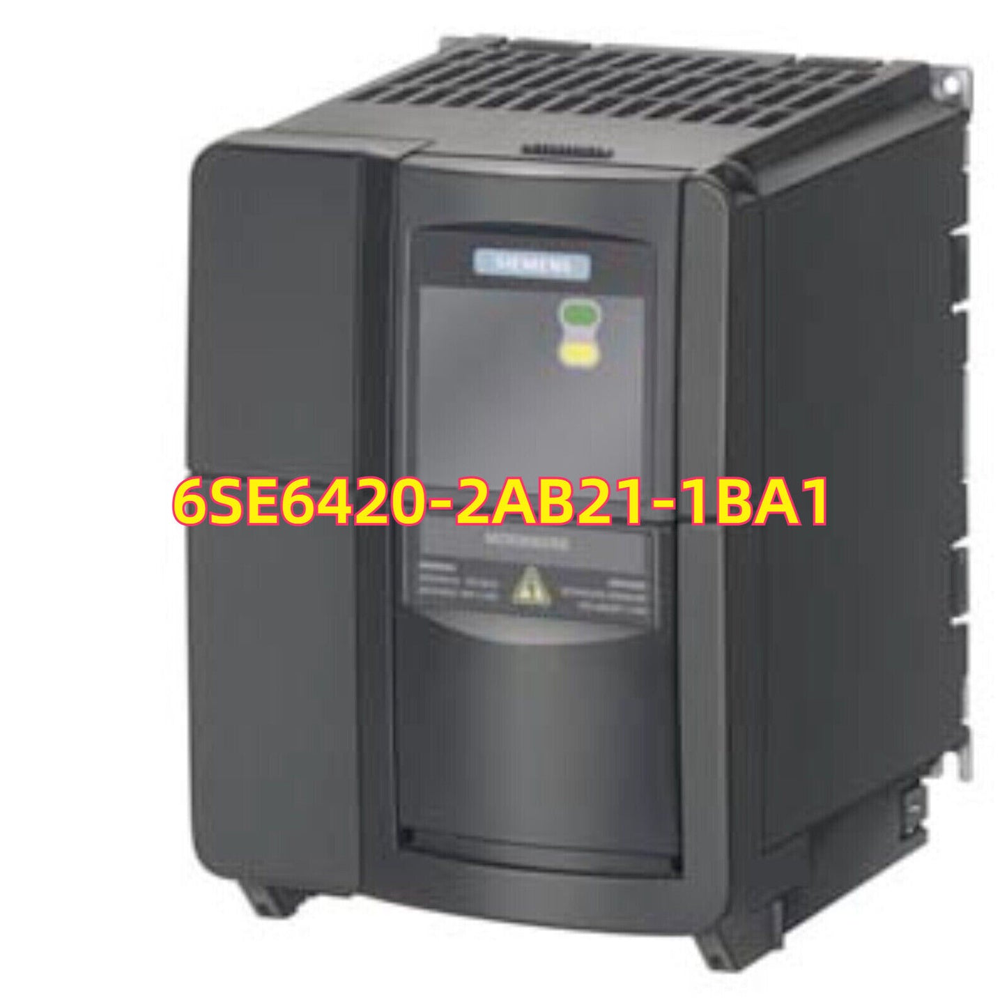 Siemens PLC 6SE6420-2AB21-1BA1, industrial automation part, built-in class A filter.