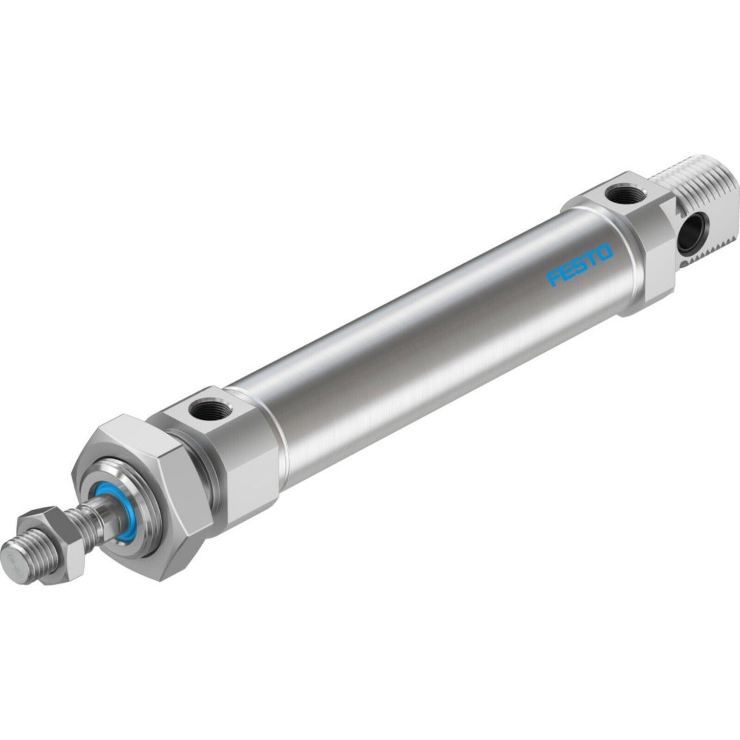 Festo DSNU-25-80-P-A pneumatic cylinder, industrial automation part, stainless steel
