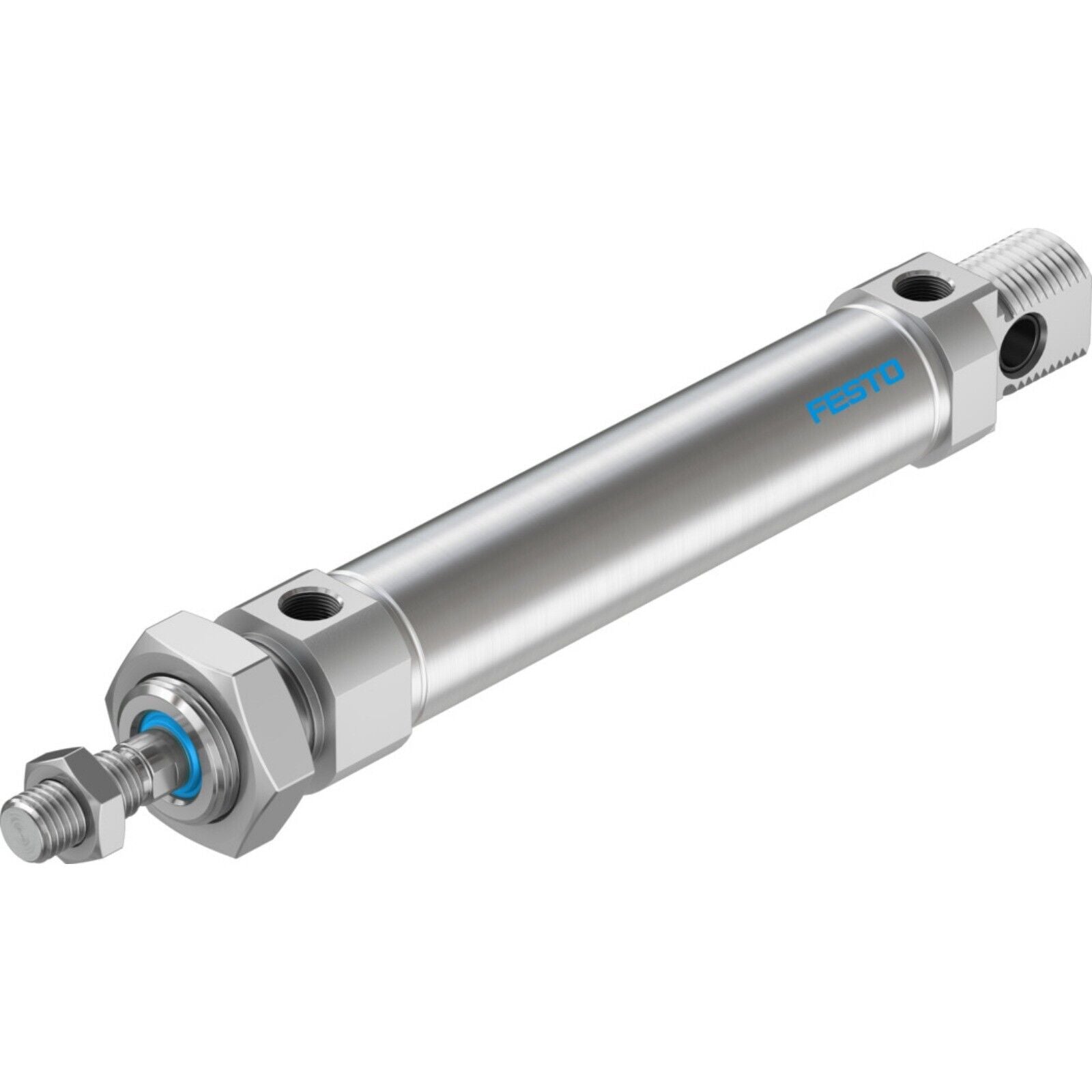 Festo DSNU-25-80-P-A pneumatic cylinder, industrial automation part, stainless steel