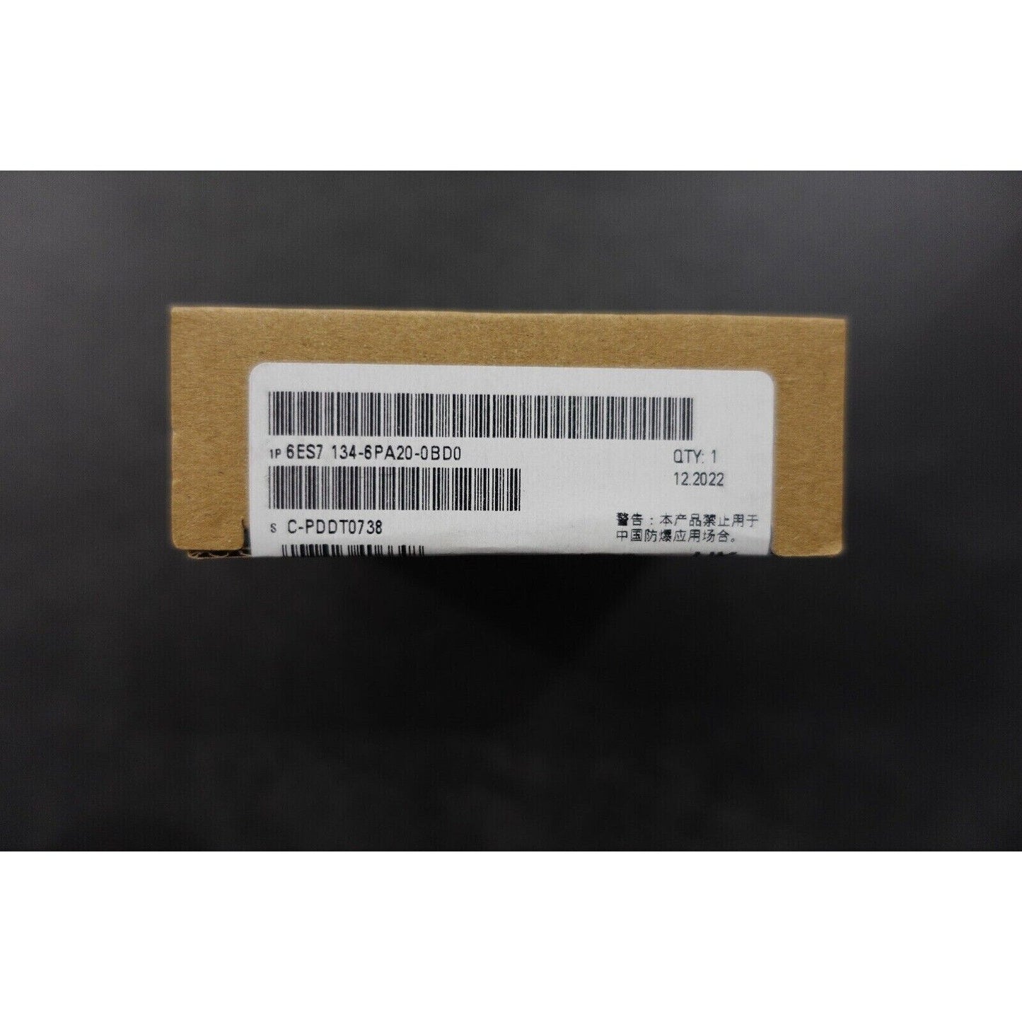 Siemens ET 200SP Analog Input Module box, part number 6ES7 134-6PA20-0BD0, QTY: 1