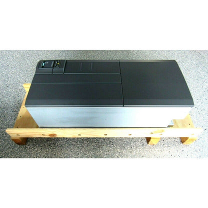 Siemens MICROMASTER 430 drive on wooden pallet, industrial automation equipment.
