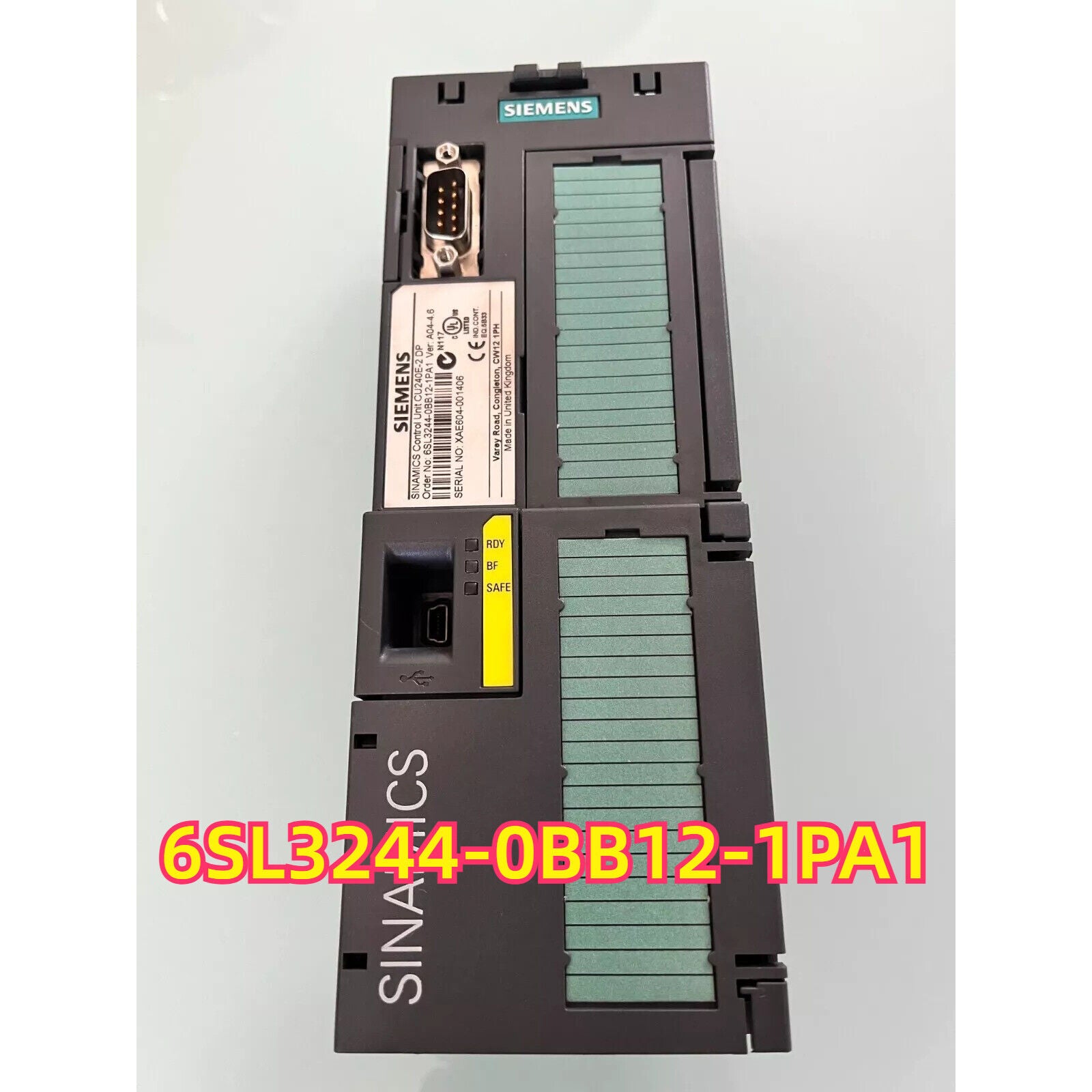 SINAMICS G120 CU 6SL3244-0BB12-1PA1, Siemens Control Unit, panel mounting, industrial automation part