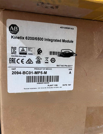 Allen Bradley 2094-BC01-MP5-M 2094BC01-MP5M Expedited Shipping 1PCS NEW IN BOX