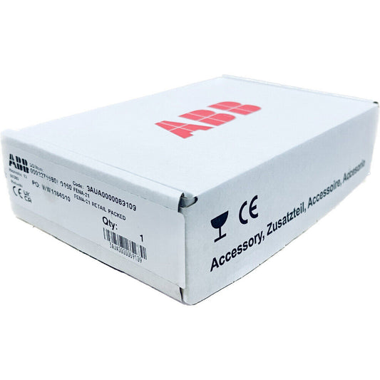 ABB FENA-21 Inverter Ethernet Adapter Module in box. Brand new in box, with product details and model number.