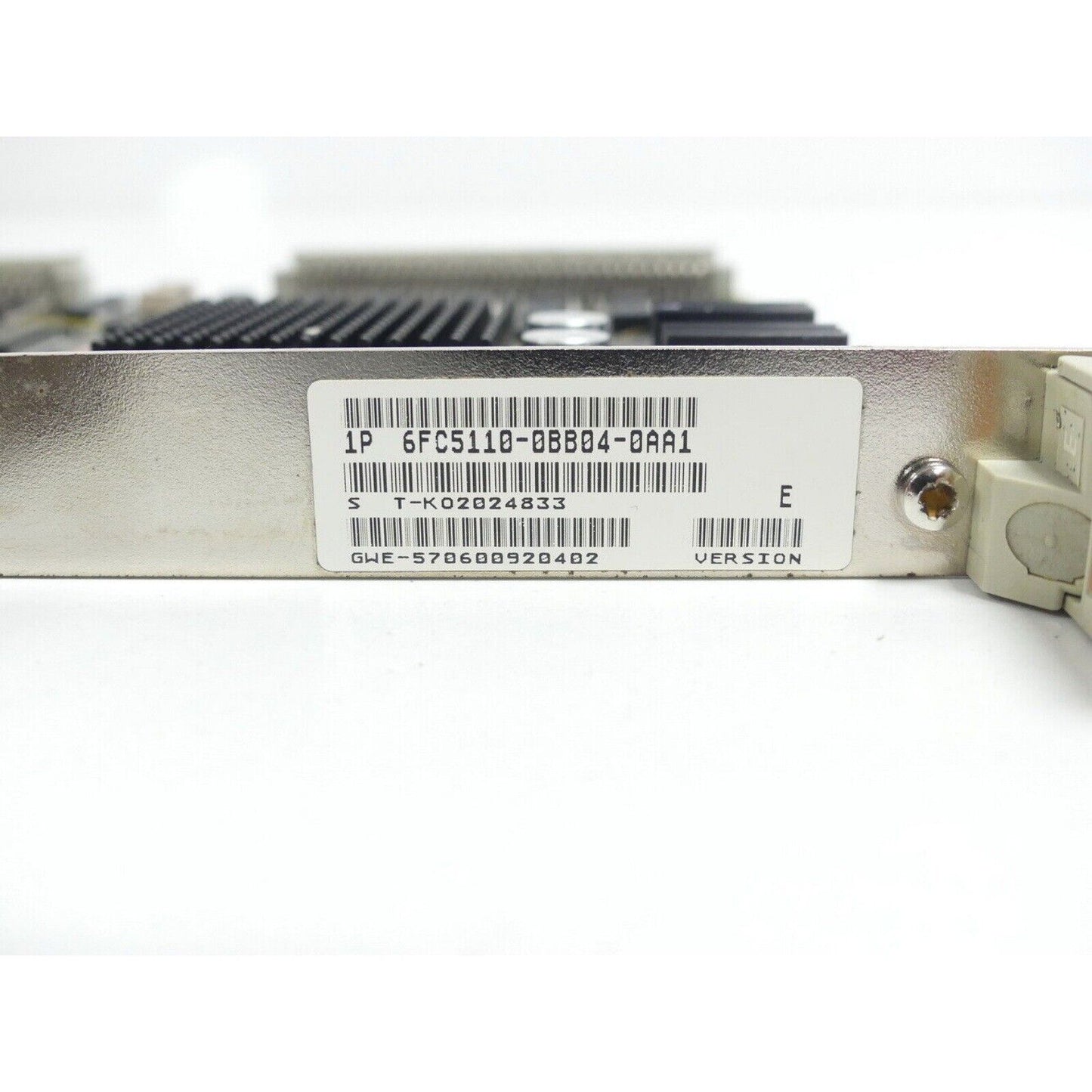 PLC | Siemens | 6FC5110-0BB04-0AA1 6FC5 110-0BB04-0AA1 840C/840CE NC-CPU 486DX4