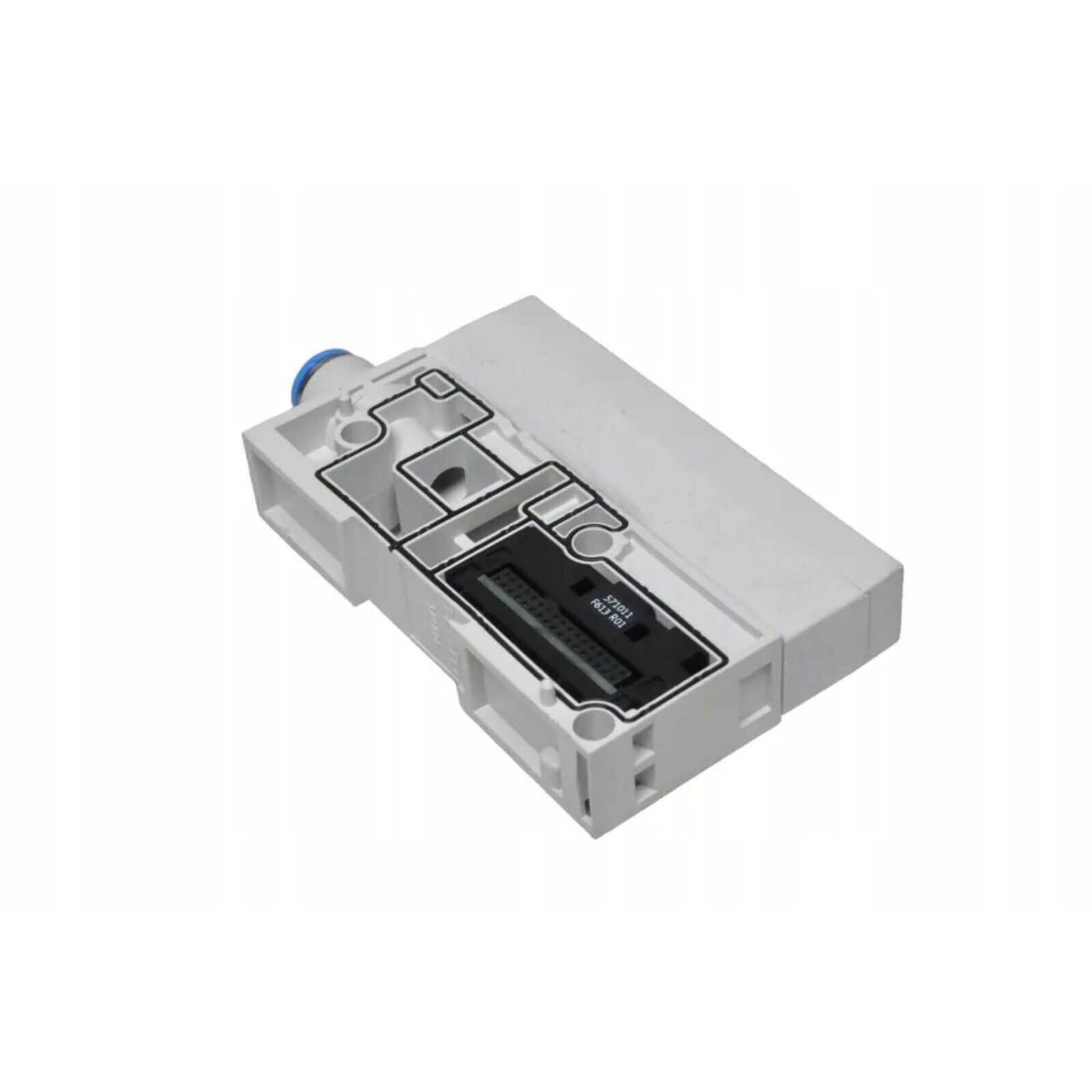 Festo VMPAL-SP 570774 air supply module, white plastic housing. Featuring the text '57011 F613 R01'.