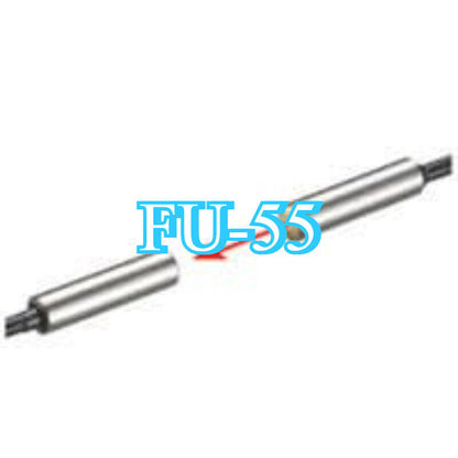 Keyence FU-55 Fiber Optic Sensor, cylindrical stainless steel design with visible FU-55 label, for industrial automation.