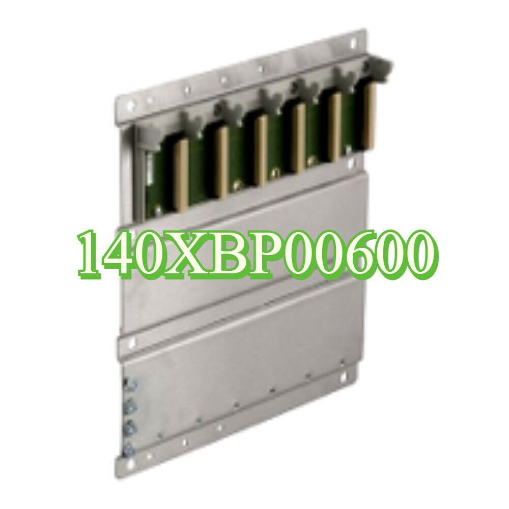 Schneider 140XBP00600 PLC Module. Industrial automation equipment.