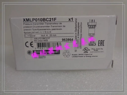 Schneider XMLP010BC21F pressure transmitter, industrial automation component, labeled and packaged.