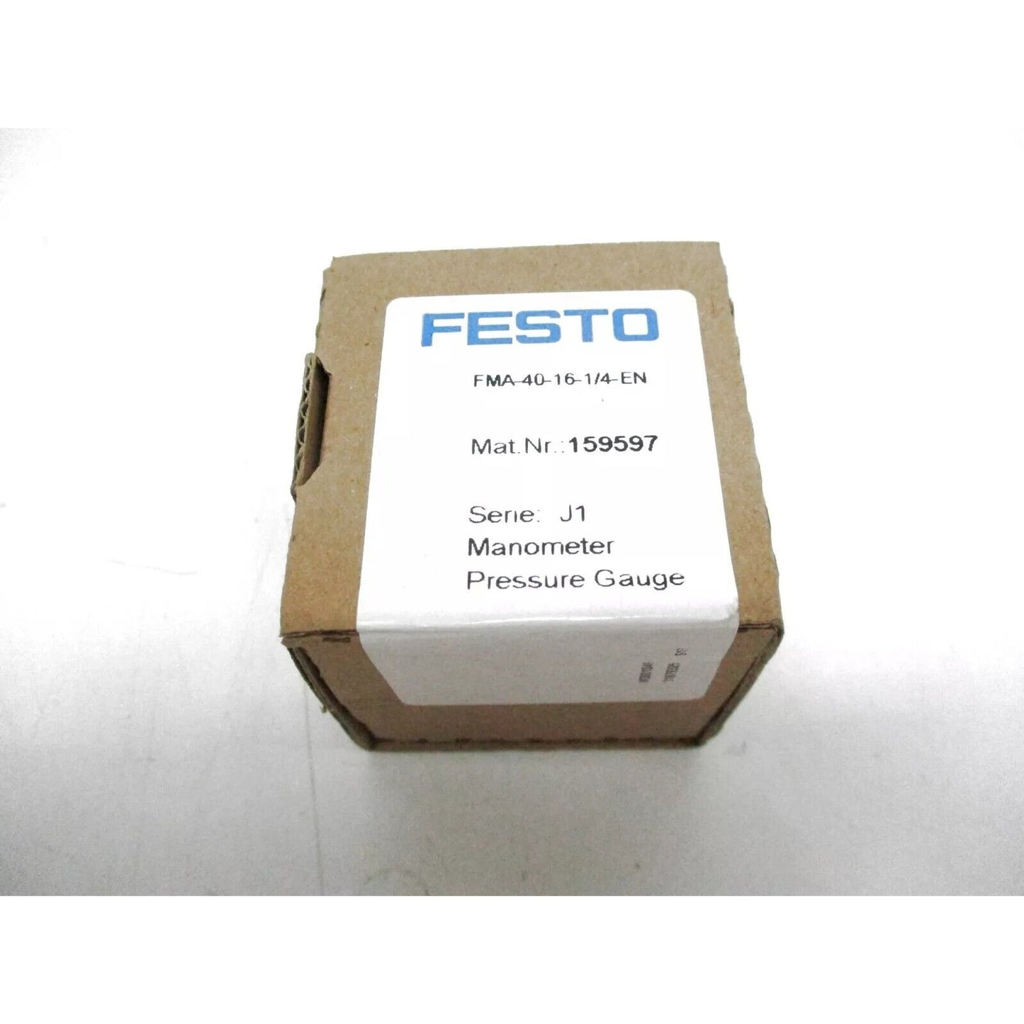 FESTO FMA-40-16-1/4-EN Pressure Gauge, J1 series, industrial automation part.