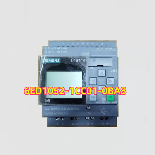 Siemens LOGO! 24CE logic module 6ED1052-1CC01-0BA8, industrial automation PLC.