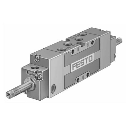 FESTO MFH-5/3G-1/8-B Solenoid Valve, industrial automation component, silver metal