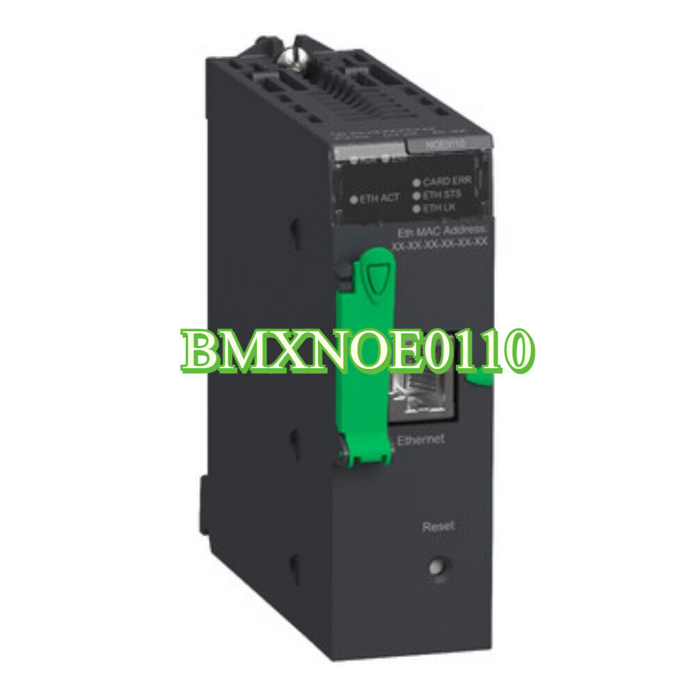 Schneider Electric BMXNOE0110 Ethernet Module, PLC module for industrial automation.