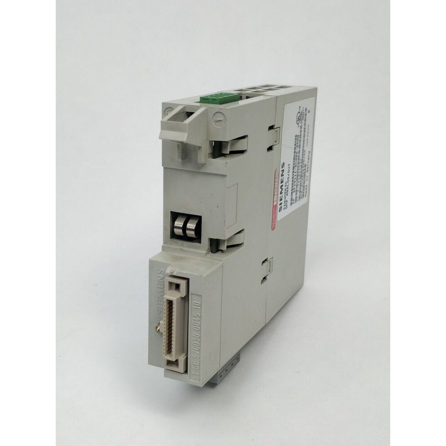 Siemens 6FC5111-0CA05-0AA0 SINUMERIK DMP Analog/Out PLC module, industrial automation part.