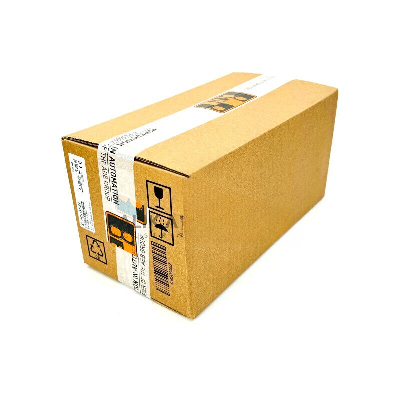 B&R X20CP3586 PLC in its original packaging, labeled with ABB Group details. Automation spare parts.