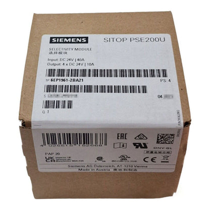 Siemens SITOP PSE200U Selectivity Module 6EP1961-2BA21, Industrial Automation Part