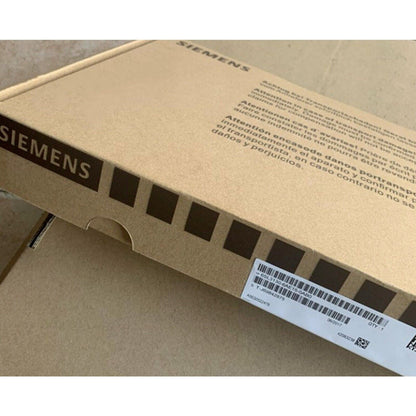 Siemens 6SL3130-6AE15-0AB0 Smart Line Module box, industrial automation part with warnings.