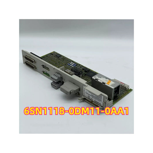 Siemens 6SN1118-0DM11-0AA1 SIMODRIVE 611-D PLUG-IN, industrial automation part, circuit board with components.