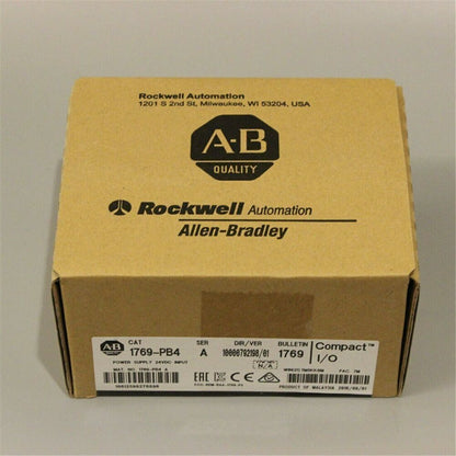 Allen-Bradley 1769-PB4 Compact I/O Power Supply Box, 24V DC, with AB logo, Milwaukee, WI