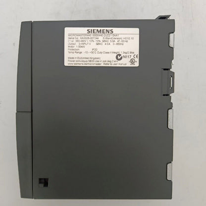 Variable Frequency Drive | Siemens | 6SE6440-2UD21-5AA1 6SE6 440-2UD21-5AA1 MICROMASTER440 without filter