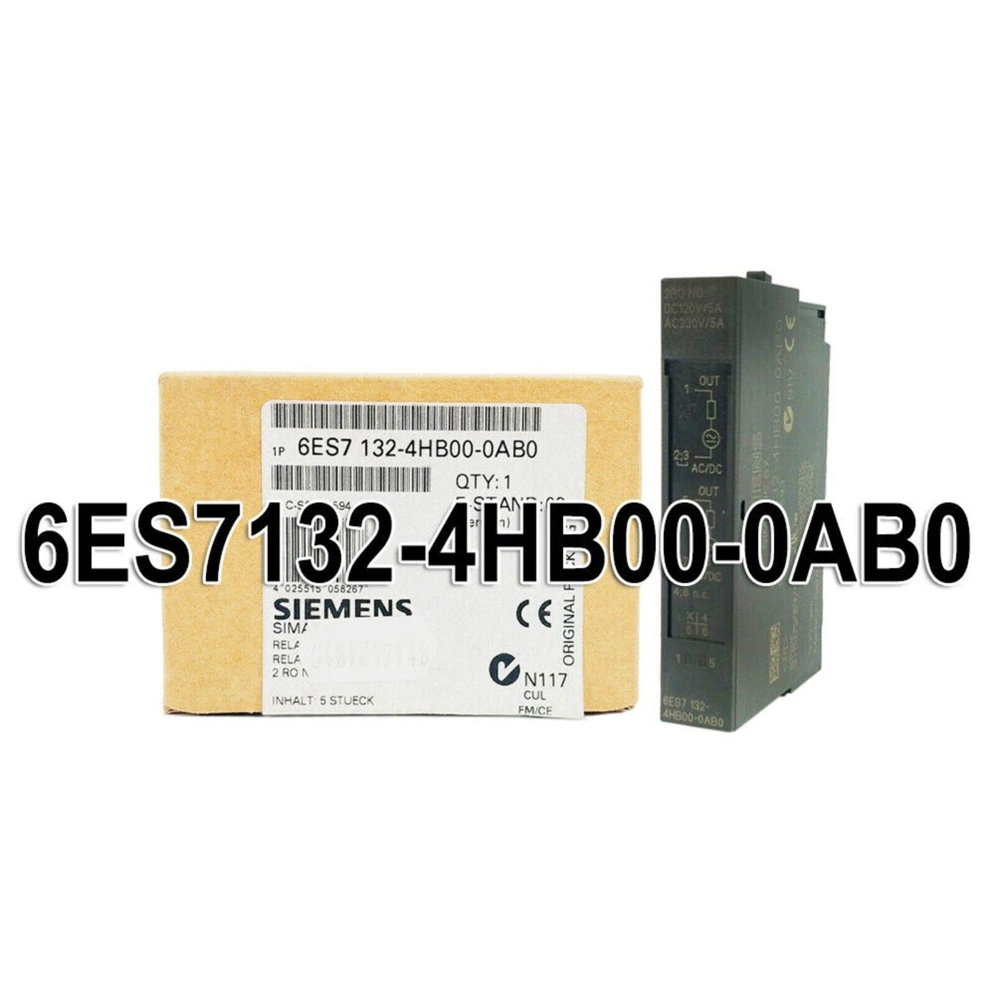 Siemens SIMATIC DP Module 6ES7132-4HB00-0AB0, Industrial Automation Part