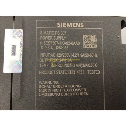 1PCS Unopened Siemens 6ES7307-1KA02-0AA0 6ES7 307-1KA02-0AA0 Supply Module New